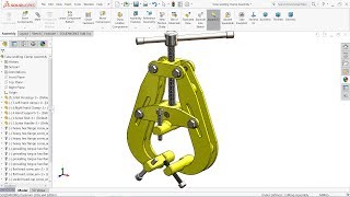 Solidworks tutorial | Design of Tube Welding Clamp in Solidworks