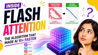 The Algorithm That Made AI 10× Faster | Inside FlashAttention #ai