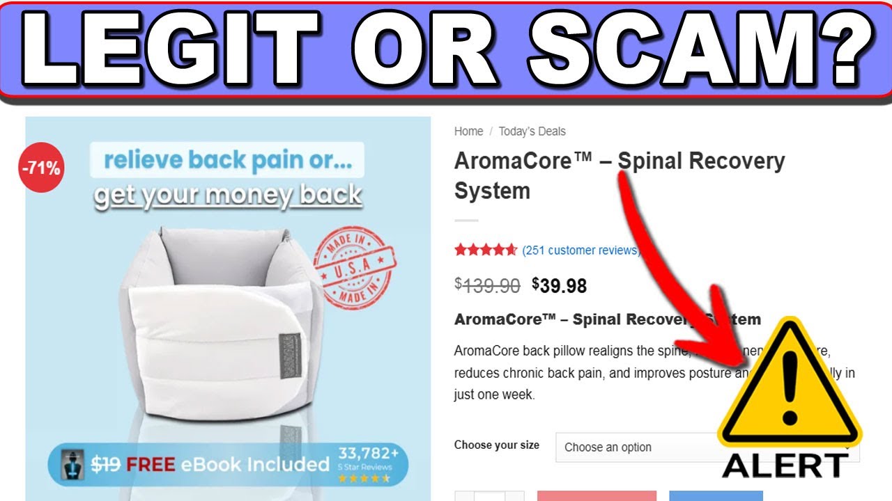 Обзор подушки для поясничной поддержки Aromacore: стоит ли она своих денег или это пустая трата с...