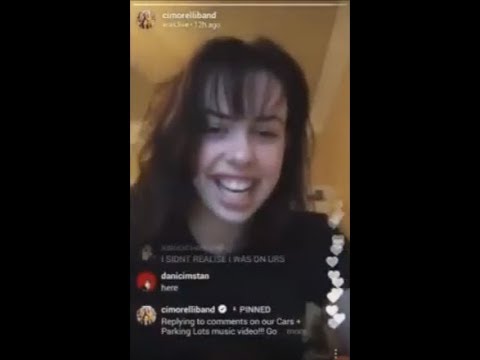 Dani Cimorelli Replying To Cars & Parking Lots Youtube Comments On Instagram Livestream (5/31/18) - YouTube