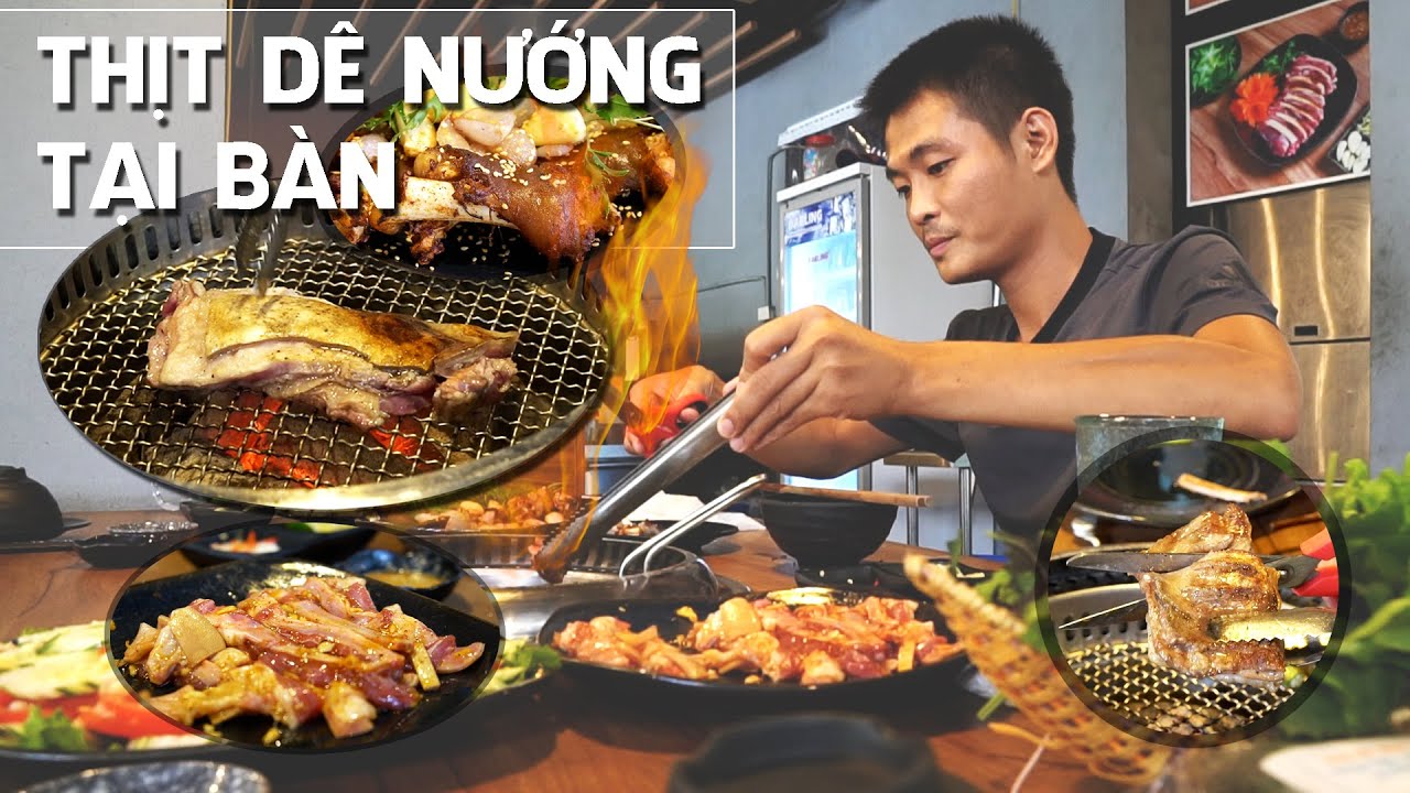 quán dê ngon New Update Dê Nướng Tại Bàn Nóng Hổi Thơm Ngon | Hà Còi