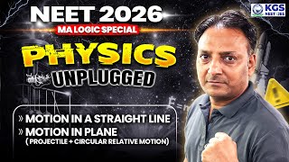 NEET 2026: Motion in a Straight Line, Motion in Plane | NEET Physics One Shot | Physics by MA Sir