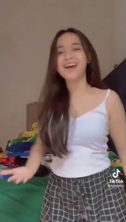 tiktok hot gunung gede no bh goyang nambah damage bikin sange