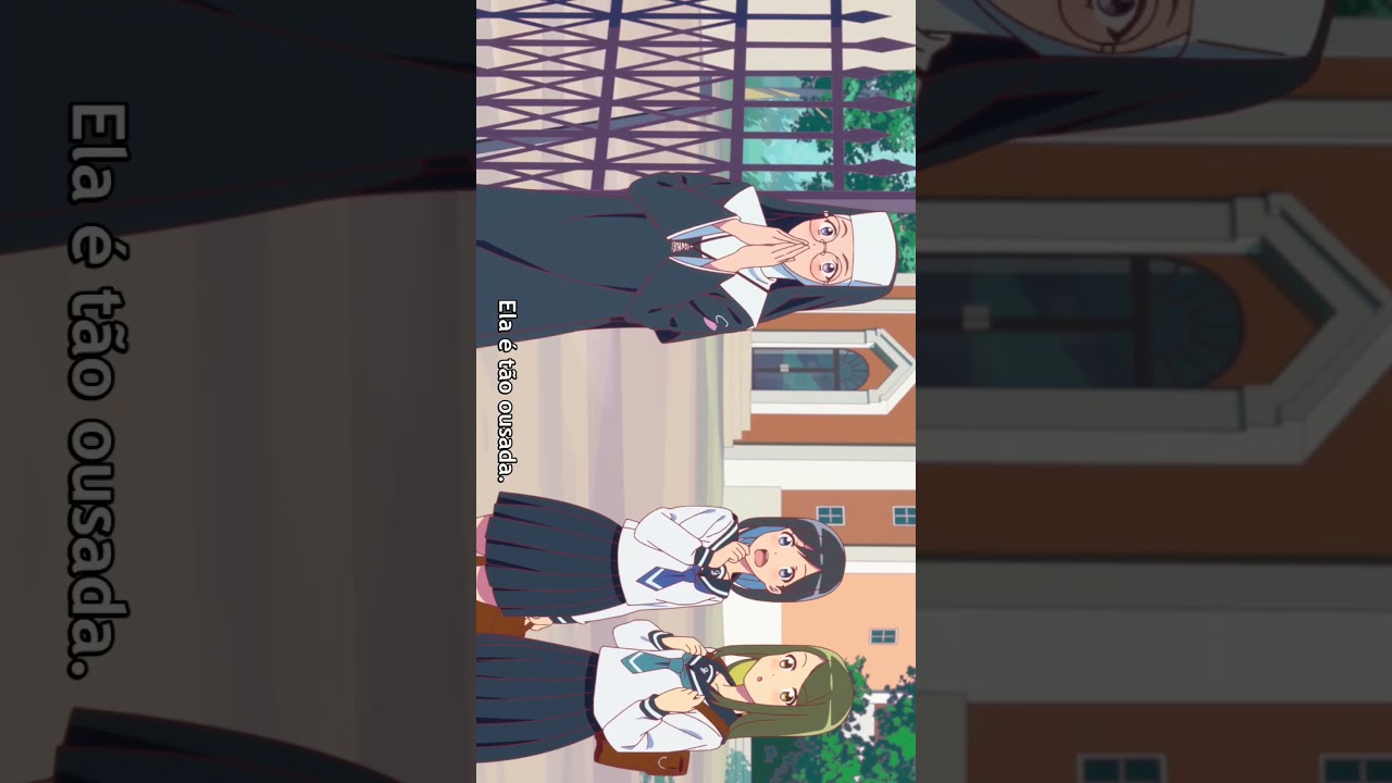 Anime Na Nare Hana Nare - Momento Yuri "Beijinho Brasileiro" Part 02