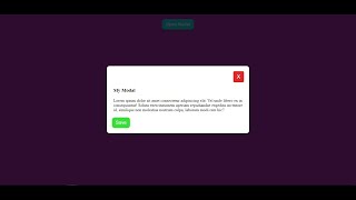 how to make responsive modal in html and css and javascript| day 5