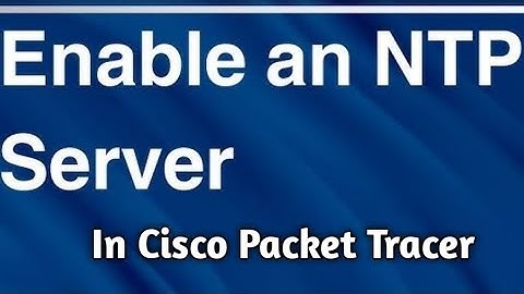 NTP Configuration in cisco Packet Tracer #ntp #routerconfiguration #ccna #networking #cisco #lab