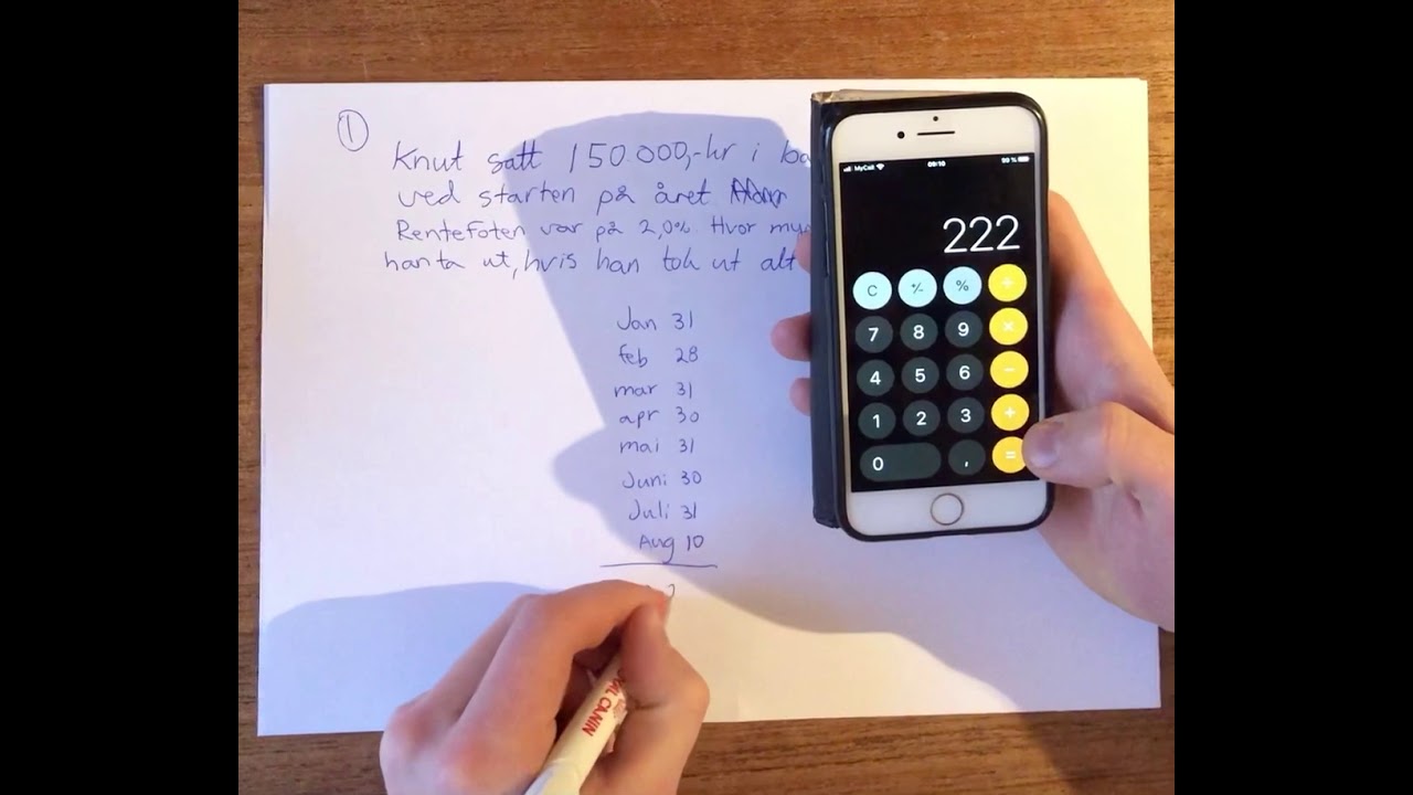Renteregning med eksempler