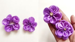 : DIY Guide: Craft Beautiful and Creative Flowers with Purple Satin Ribbon