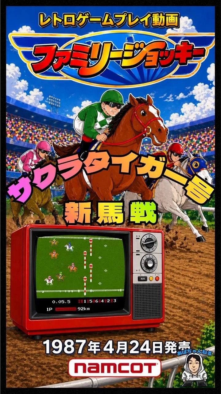 Famicom] Family Jockey | #1 | Maiden Race | Sakura Tiger | First