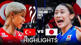 JAPAN 🇯🇵 vs TURKIYE 🇹🇷 | Highlights | Women's Volleyball World Championship 2025