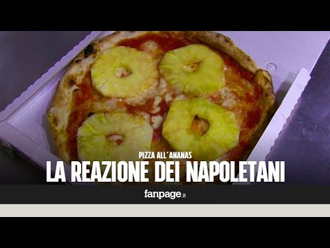 Le reazioni dei napoletani alla pizza all'ananas [CANDID CAMERA]