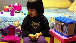  play  doh  ice cream betul Barbie Hamil Rapunzel Hamil 