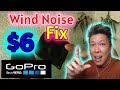 Silence Wind Noise om your GoPro for $6