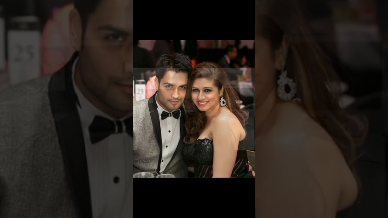 Vivian Dsena with his ex wife Vahbbiz Dorabjee lovely short