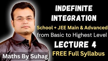 lec 4 #indefinite #integration #integral #calculus #iit #jee #nda #nimcet #class 11 12 #teko #class
