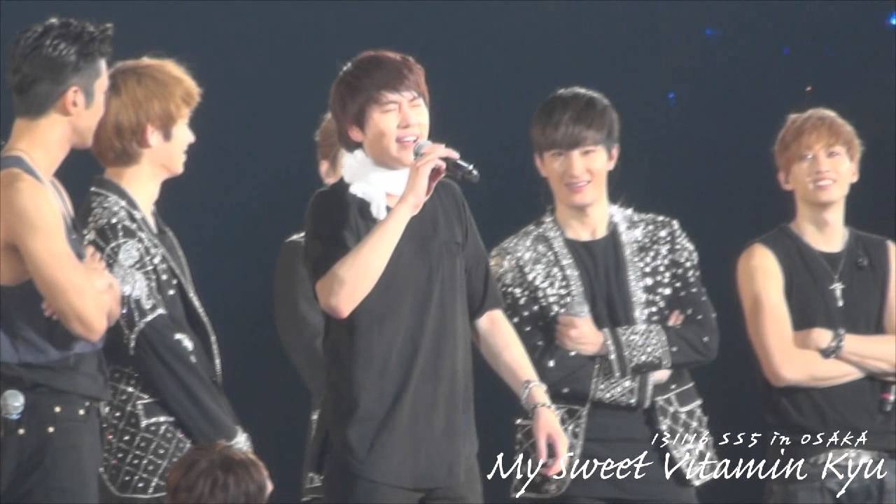 131116 오사카 앵콜멘트 Kyuhyun