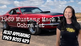 1969 Ford Mustang Mach 1 428 Cobra Jet versus Boss 429 Test Drive Musclecar