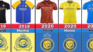 Al Nassr Jersey and Logo Evolution. 🇸🇦