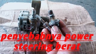POWER STEERING PUMP IS HEAVY AND LEAKING!! THIS IS THE CAUSE