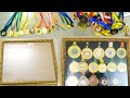 medals hanging ideas | making medal frame | medals arrangement | medals display frame