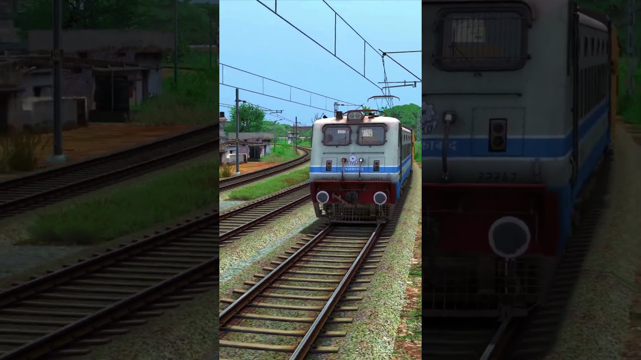 WAP4 TRAIN CROSSING IN RAIL STATION | Railworks 3 | TS 2022 | NTG GAMING