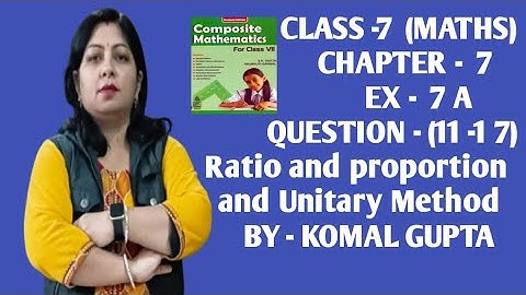 Ex-7A Q.(11-17) class 7th SChand new learning composite mathematics self practice