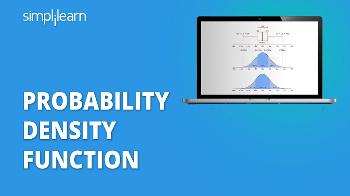 What is meant by probability density function