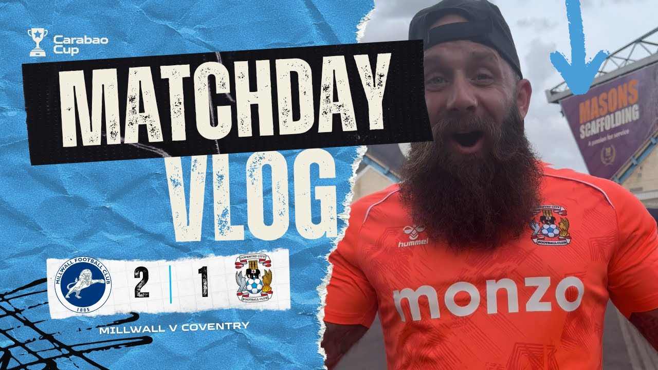 2-1 Millwall v Coventry City | EFL Cup Pie Drama