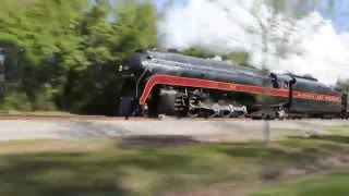 N&W 611 from Spencer, NC to Asheville, NC (4/10/16)