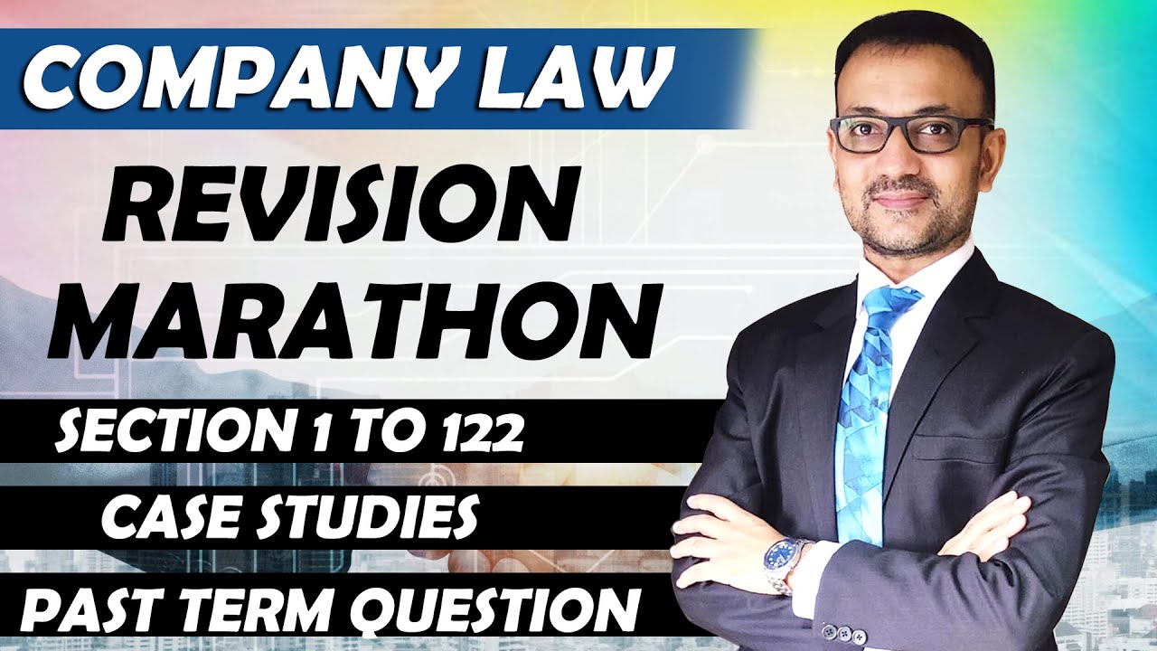 Company Law Revision Marathon | CA Inter law | CMA Inter law | CS ...