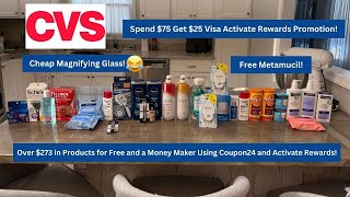 Over 273 In Products For Free And A Money Maker Use Coupon24 And Activate Rewards