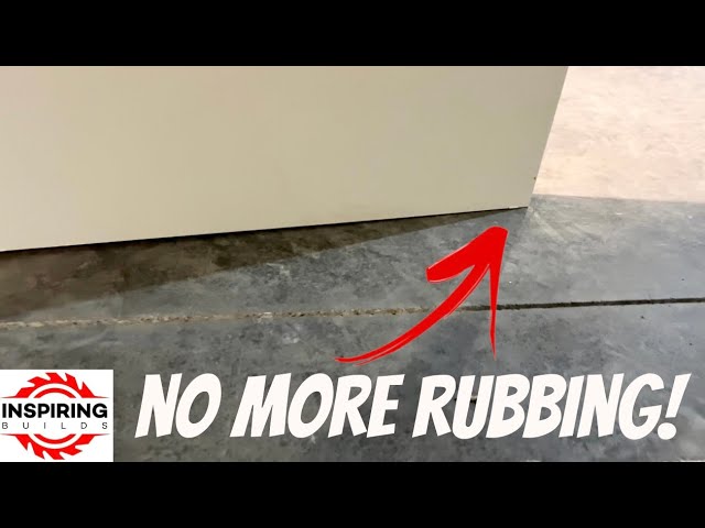 How to Fix Door Rubbing against Floor When Closing