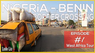 Nigeria / Benin Border  Crazy Adventure on a Motorcycle  West Africa Tour #1  4 K travel  Africa