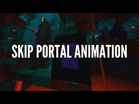 Quick Portal Teleportation (QPTP) Datapack demonstartion