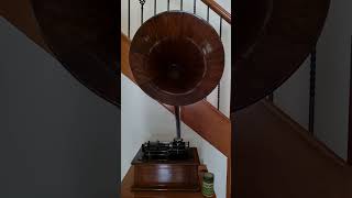 DARKY'S LULLABY ADA JONES PLAYING ON EDISON TRIUMPH MODEL F RARE PHONOGRAPH