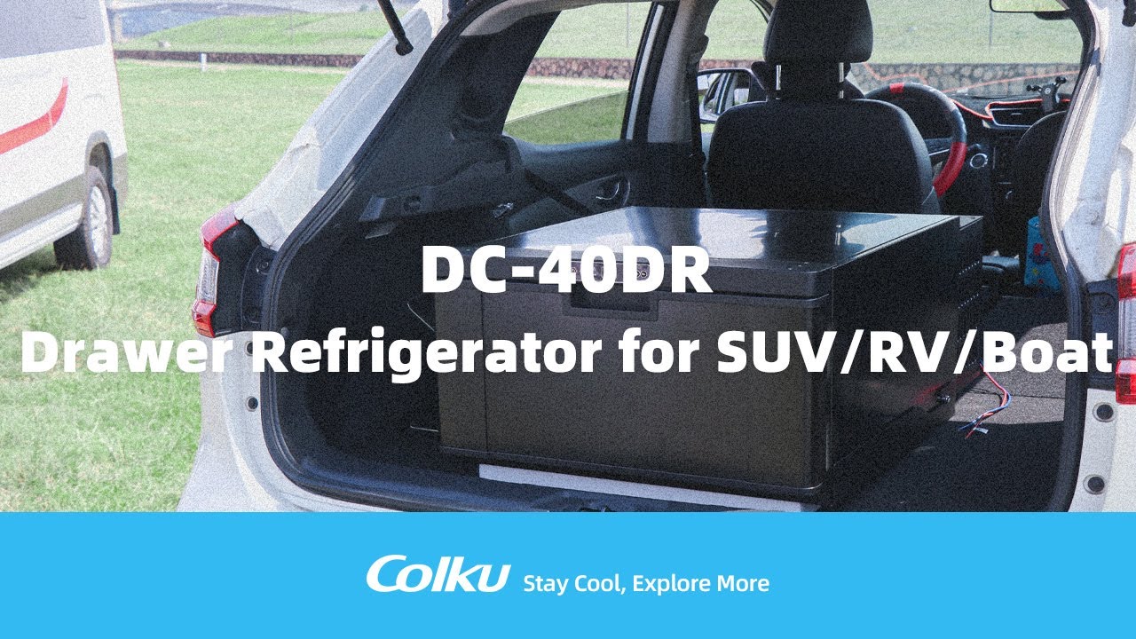 Colku new Design Black Color 40L Car DC Mini Drawer Fridge for Caravan ...