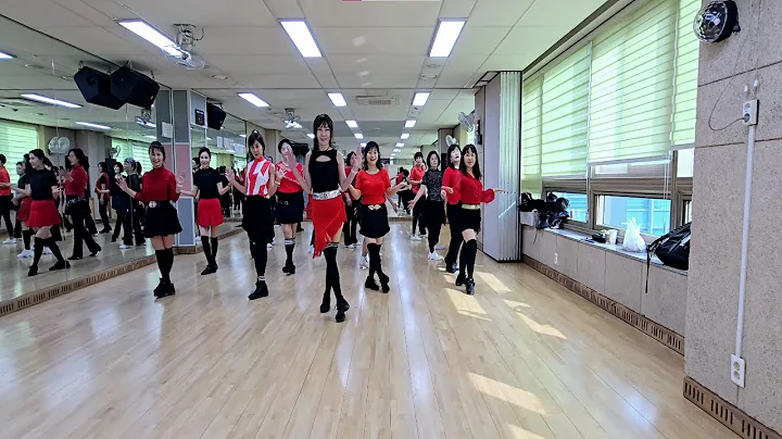 Iko Iko Samba Demo 삼바베이직/ 초급라인댄스 /별내동주민자치센터라인댄스