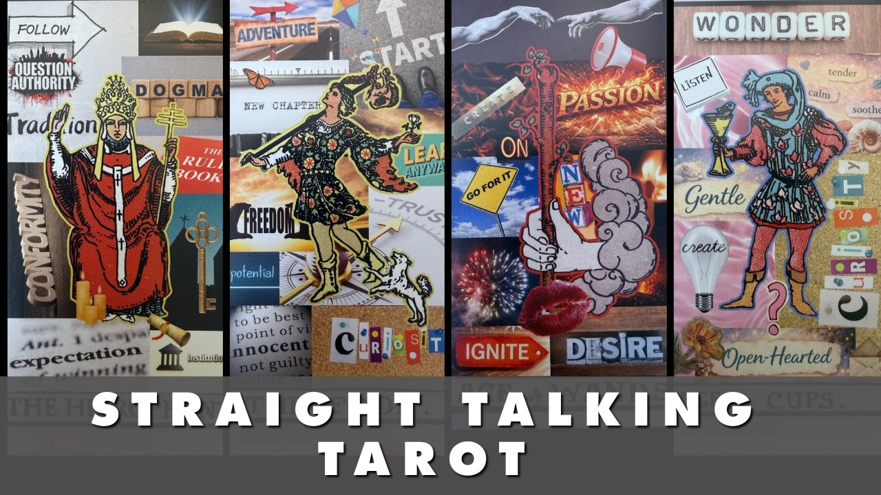 Unboxing Video] STRAIGHT TALKING TAROT: A Card Introduction That's