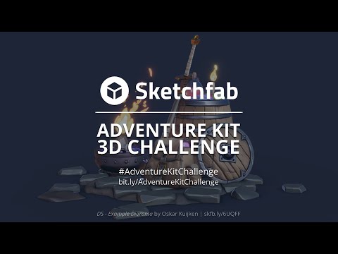Announcing the Sketchfab 3D Adventure Kit Challenge!