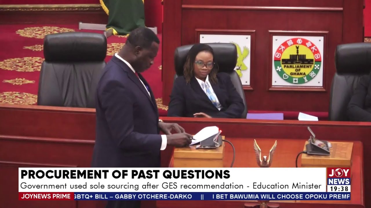 Procurement Of Past Questions Govt Used Sole Sourcing After GES procurement-of-past-questions-govt-used-sole-sourcing-after-ges