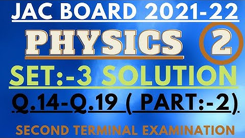 #JAC board class12th physics term2 exam set3 solution part2/#JAC board physics model paper/#jac#term