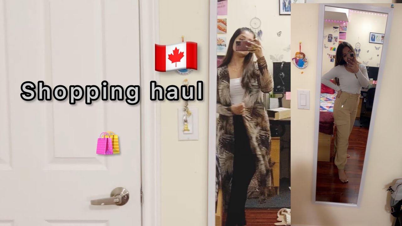 Shopping haul🛍❤️ My fav collection 😍🇨🇦 Urban planet| Ardene|Soft moc