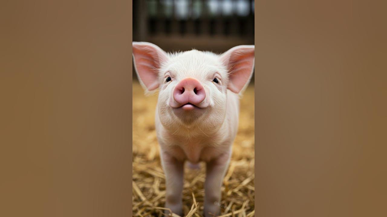 Sound of pig 🐷 Little pig sounds #pigsounds #pig #babyanimal
