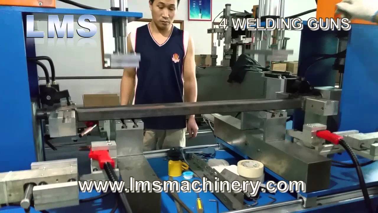 LMS Storage Beam Auto Welding Machine - 4 Welding Guns