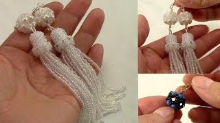 Jellyfish tassel beading tutorial