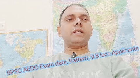 BPSC AEDO Expected exam date by chairman #Exam pattern #Negative Marking #Total Applicants 9.80 Lacs