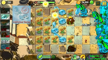 [Happy 4000 Sub] Pyramid of Doom Level 62 PvZ2 Endless Zone