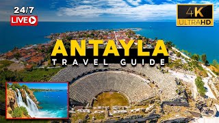🔴 24/7 Live The Best Of Antalya Turkey 2024 | 4k Drone View | Travel Guide World