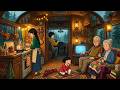 A Rainy Spring Journey: Family Cooking in Our Cozy Van | Ghibli-Style Video