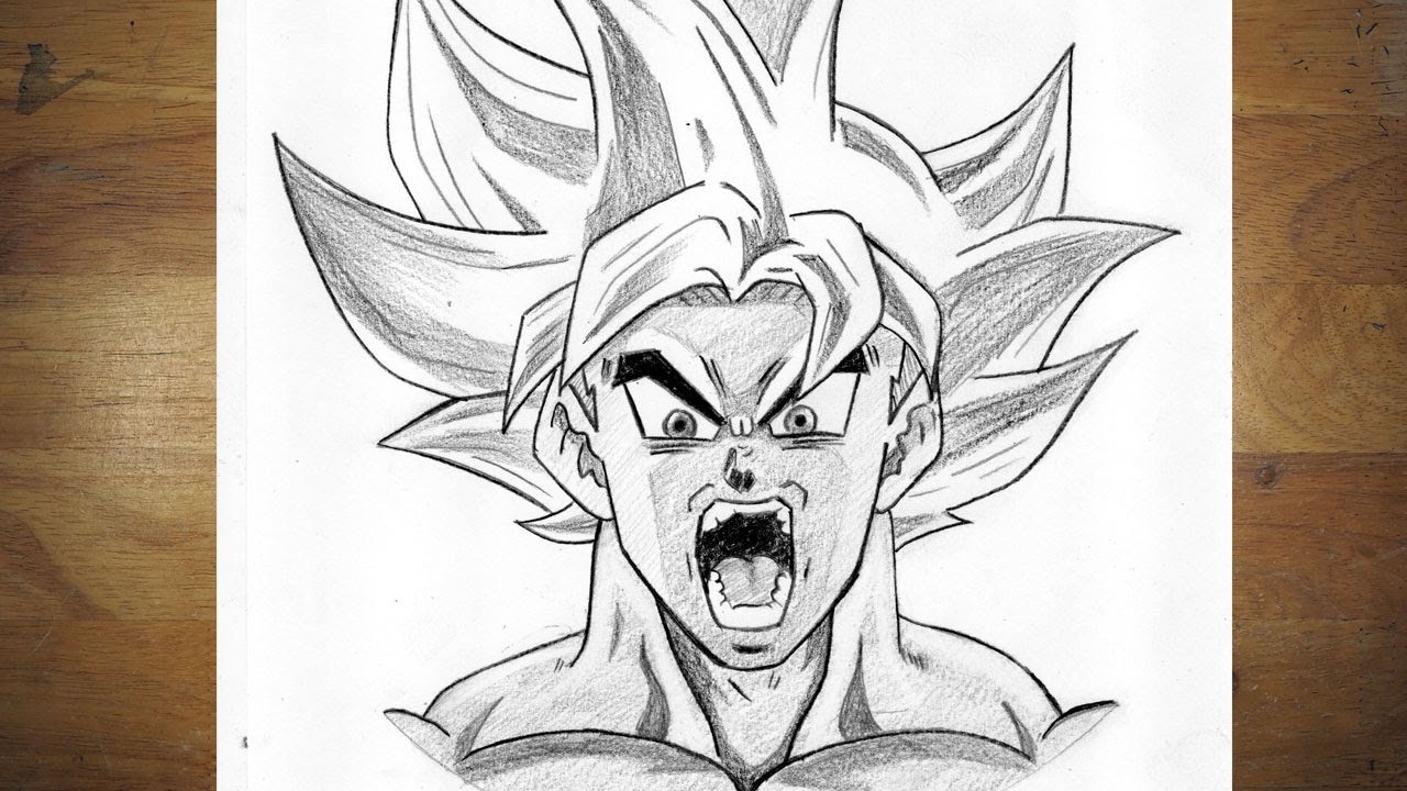 Dragon Ball Super Goku Ultra Instinct Ma, Desenho por Righi-Draw